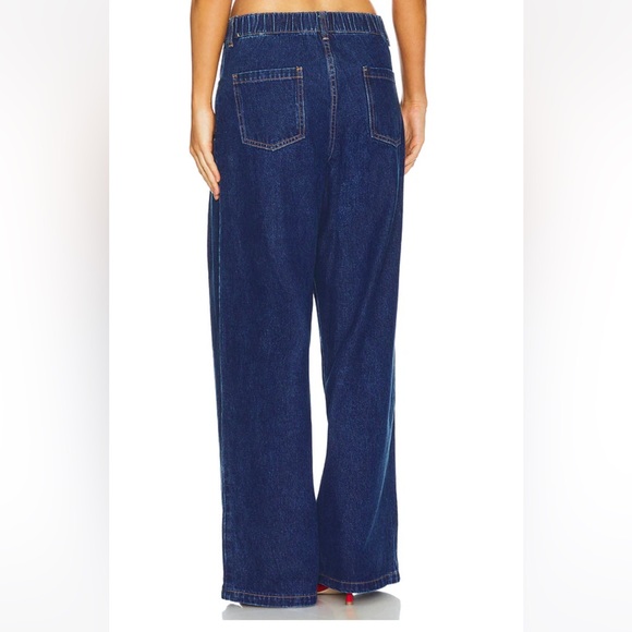 Lionesses Slouched Pleated Wide Leg Jeans Size Medium - Picture 3 of 6